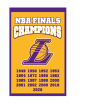 Los Angeles Lakers Champions Banner