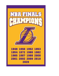 Los Angeles Lakers Champions Banner