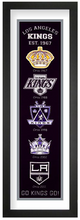 Los Angeles Kings NHL Heritage Framed Embroidery