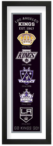 Los Angeles Kings NHL Heritage Framed Embroidery