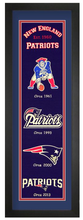 New England Patriots Heritage Framed Embroidery