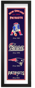 New England Patriots Heritage Framed Embroidery