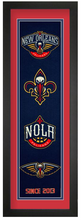 New Orleans Pelicans NBA Heritage Framed Embroidery