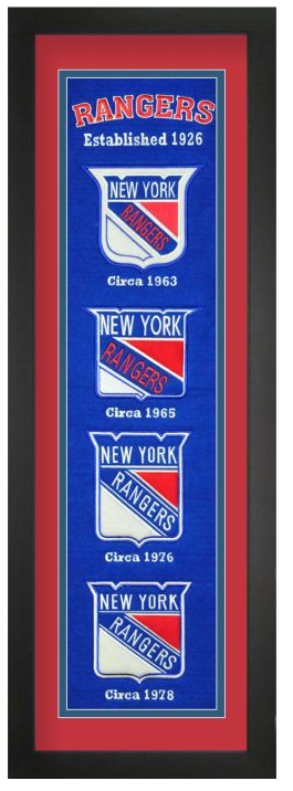 New York Rangers NHL Heritage Framed Embroidery