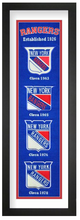 New York Rangers NHL Heritage Framed Embroidery