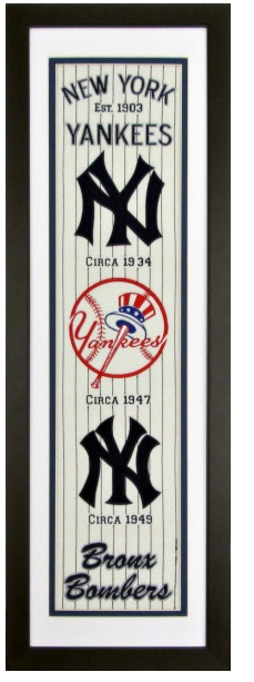 New York Yankees Heritage Framed Embroidery