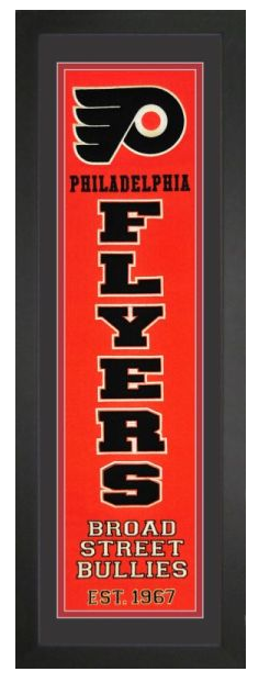 Philadelphia Flyers NHL Heritage Framed Embroidery