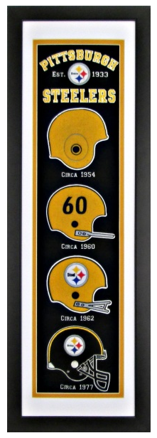 Pittsburgh Steelers Heritage Framed Embroidery