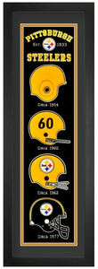 Pittsburgh Steelers Heritage Framed Embroidery