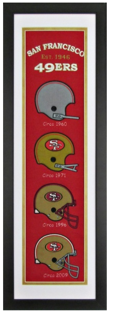 San Francisco 49ers EST 1946 Heritage Framed Embroidery