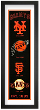 San Francisco Giants Heritage Framed Embroidery