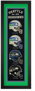 Seattle Seahawks NFL Heritage Framed Embroidery