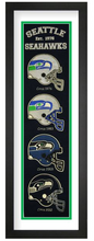 Seattle Seahawks NFL Heritage Framed Embroidery