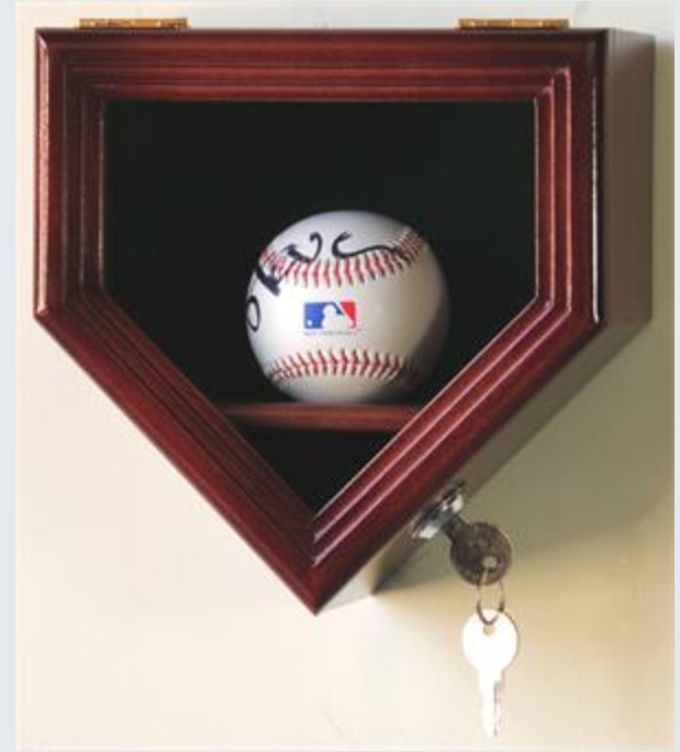 1 Baseball Ball Display Case Cabinet