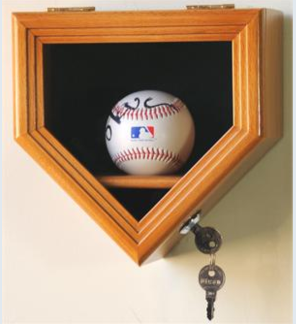 1 Baseball Ball Display Case Cabinet