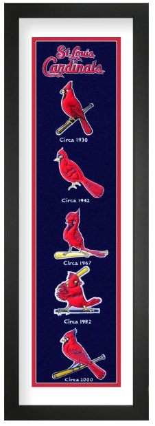 St. Louis Cardinals Heritage Framed Embroidery