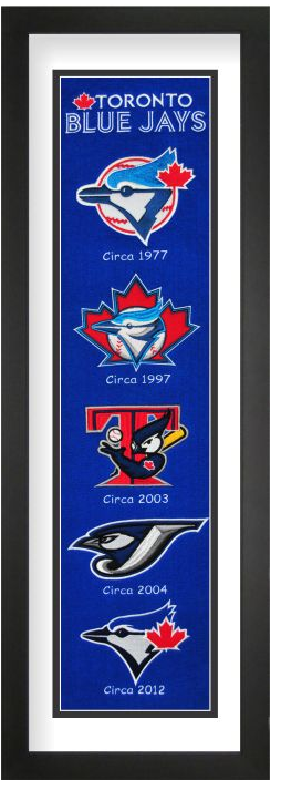 Toronto Blue Jays Baseball Heritage Framed Embroidery