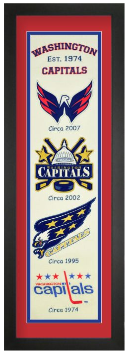 Washington Nationals NHL Heritage Framed Embroidery