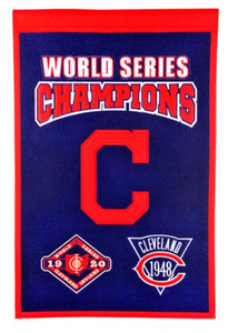 Cleveland Indians WS Champions Banner