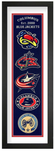 Columbus Blue Jackets NHL Heritage Framed Embroidery