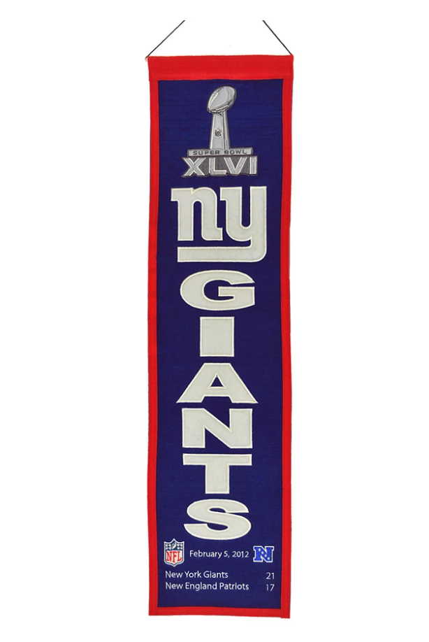Super Bowl XLVI Heritage Banner